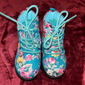 Floral Infant Boots